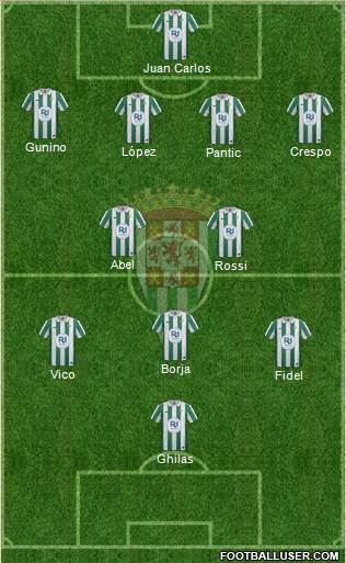 Córdoba C.F., S.A.D. Formation 2014