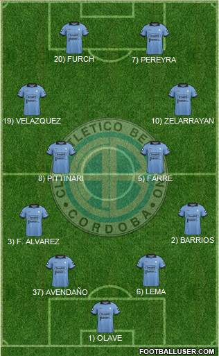 Belgrano de Córdoba Formation 2014