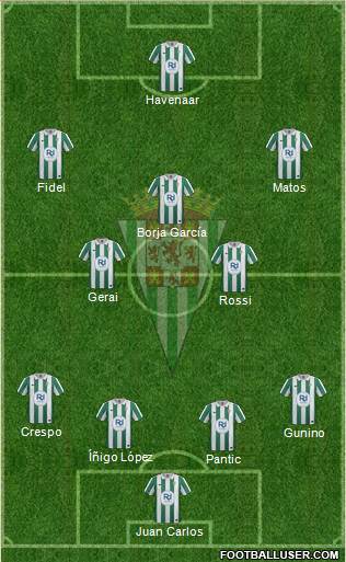 Córdoba C.F., S.A.D. Formation 2014