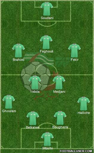 Algeria Formation 2014