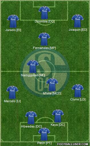 FC Schalke 04 Formation 2014