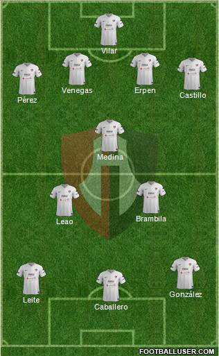 Club Deportivo Atlas Formation 2014