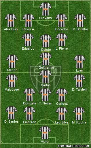 C Atlético Mineiro Formation 2014