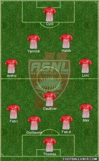 A.S. Nancy Lorraine Formation 2014