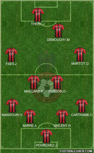 OGC Nice Côte d'Azur Formation 2014