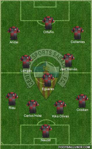 C.E. Sabadell Formation 2014