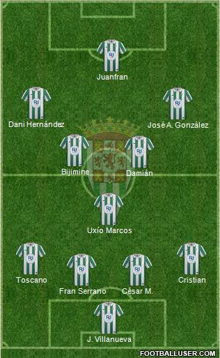 Córdoba C.F., S.A.D. Formation 2014