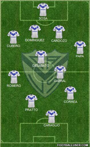 Vélez Sarsfield Formation 2014