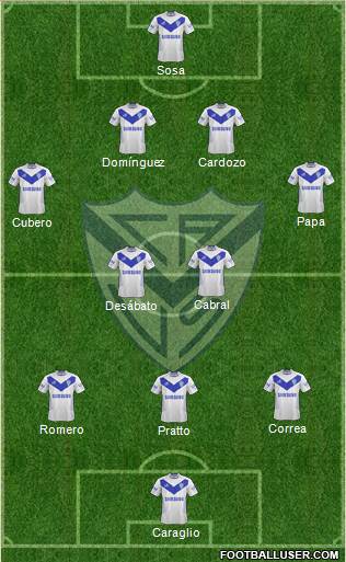 Vélez Sarsfield Formation 2014