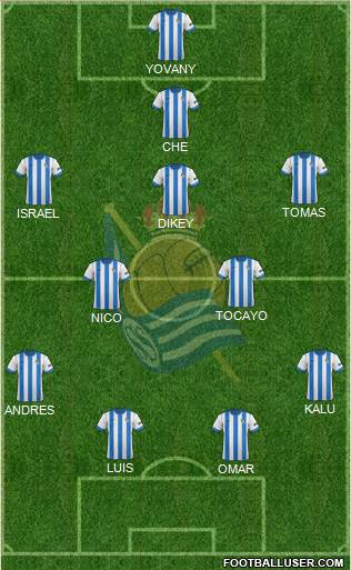 Real Sociedad C.F. B Formation 2014