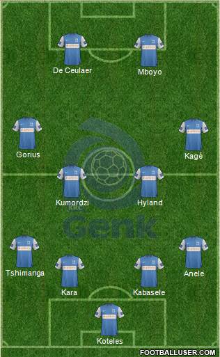 K Racing Club Genk Formation 2014