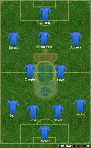 Real Oviedo S.A.D. Formation 2014