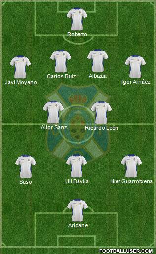 C.D. Tenerife S.A.D. Formation 2014