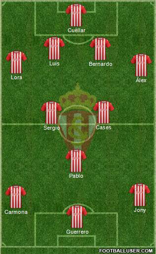 Real Sporting S.A.D. Formation 2014