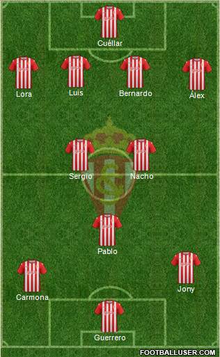 Real Sporting S.A.D. Formation 2014