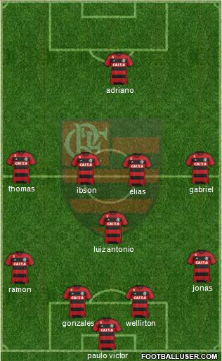 CR Flamengo Formation 2014