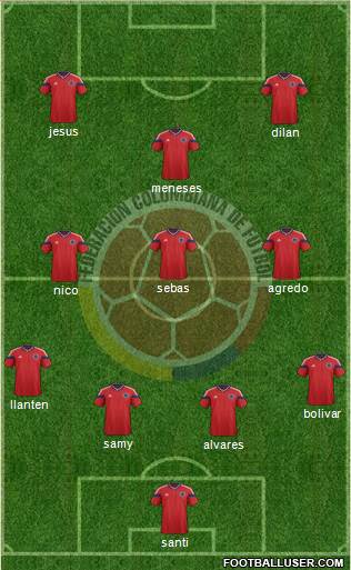 Colombia Formation 2014