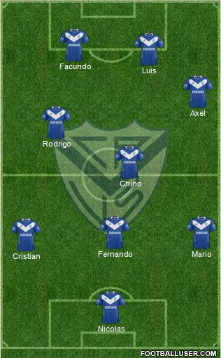 Vélez Sarsfield Formation 2014