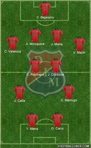 CD Independiente Medellín Formation 2014