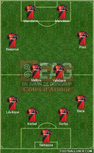 En Avant de Guingamp Formation 2014