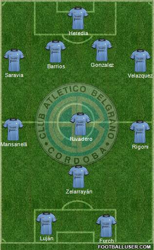 Belgrano de Córdoba Formation 2014