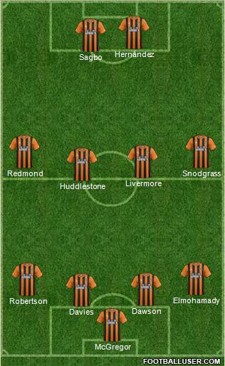 Hull City Formation 2014