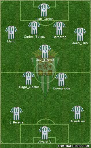 Córdoba C.F., S.A.D. Formation 2014