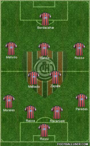 Chacarita Juniors Formation 2014