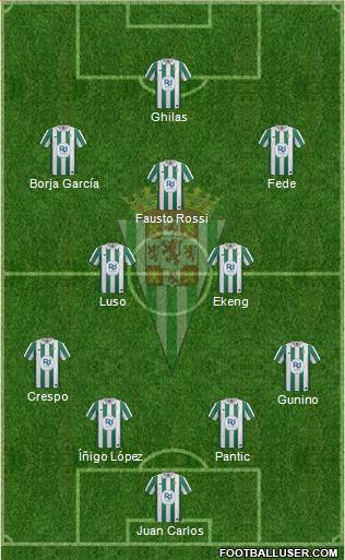 Córdoba C.F., S.A.D. Formation 2014