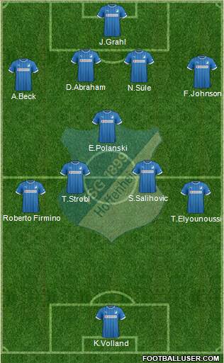 TSG 1899 Hoffenheim Formation 2014