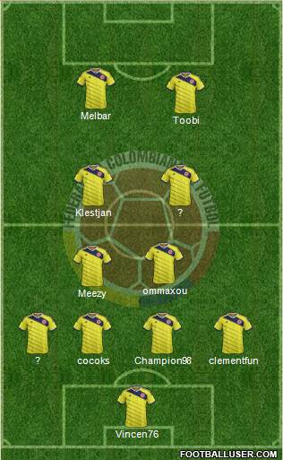 Colombia Formation 2014