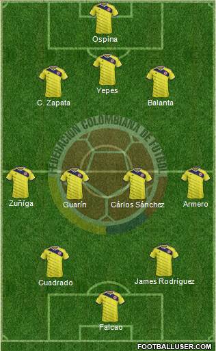 Colombia Formation 2014