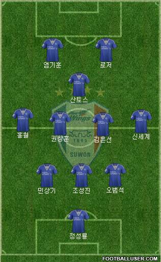 Suwon Samsung Blue Wings Formation 2014