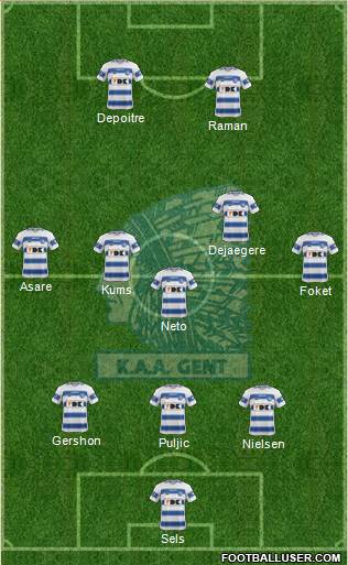 KAA Gent Formation 2014