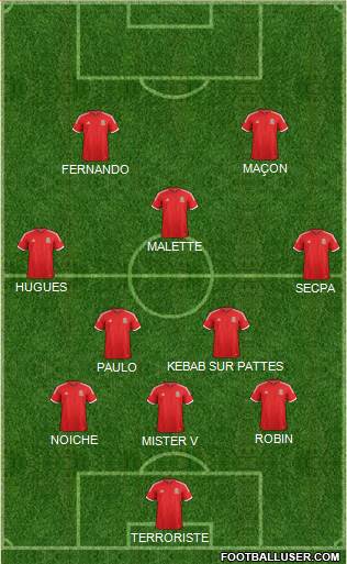 Wales Formation 2014