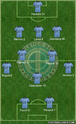 Belgrano de Córdoba Formation 2014