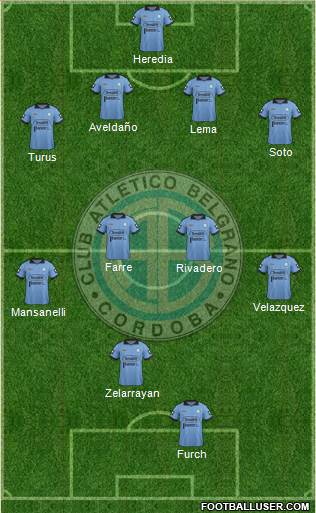 Belgrano de Córdoba Formation 2014