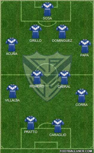 Vélez Sarsfield Formation 2014