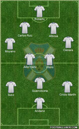 C.D. Tenerife S.A.D. Formation 2014