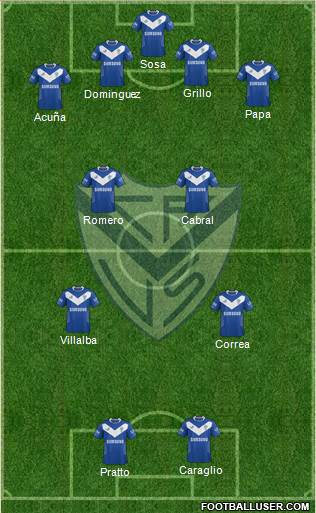 Vélez Sarsfield Formation 2014