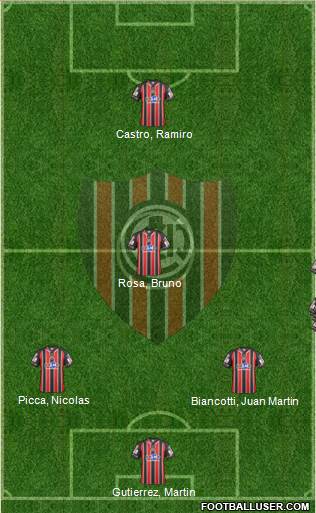 Chacarita Juniors Formation 2014