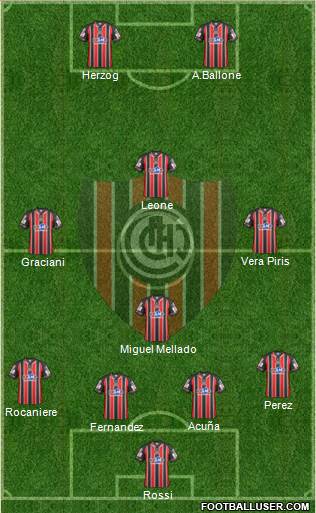 Chacarita Juniors Formation 2014