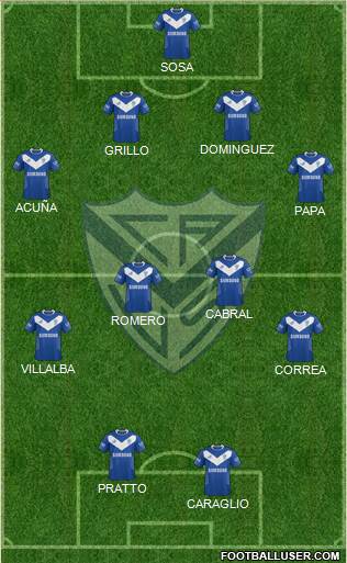 Vélez Sarsfield Formation 2014