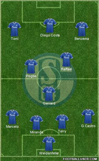 FC Schalke 04 Formation 2014