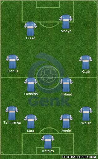 K Racing Club Genk Formation 2014