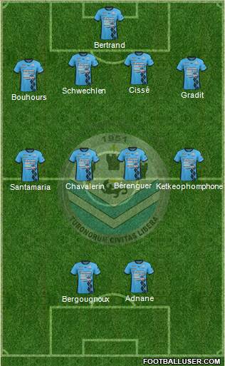 Tours Football Club Formation 2014