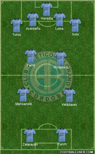 Belgrano de Córdoba Formation 2014