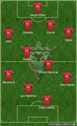 C.D. Mirandés Formation 2014