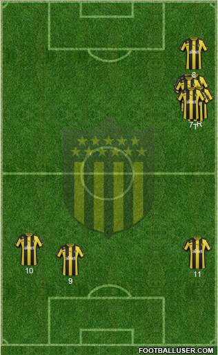 Club Atlético Peñarol Formation 2014