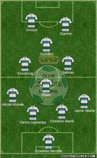 Club Deportivo Santos Laguna Formation 2014